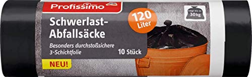 Profissimo - Bolsas de basura (120 l, 10 unidades)