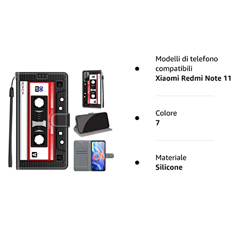 LeviDo Cover Compatibile per Xiaomi Redmi Note 11