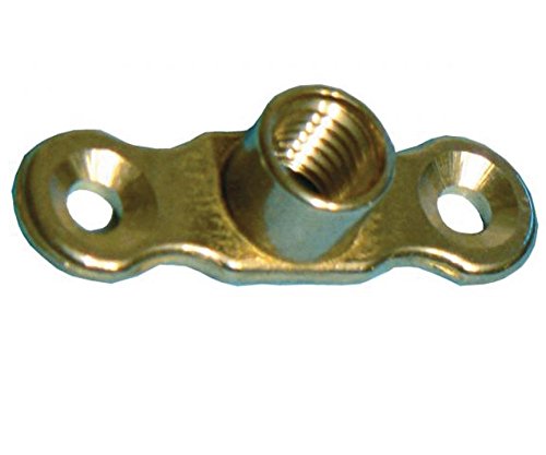 A16 10mm FI Cast Backplate (Known as Pipe Supports/Pipe Clip / 10mm Pipe Clips/Brass Pipe Clips Also Available in 1,2,5 and 10 Bag Quantities)
