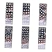 UKCOCO 6 pezzi Piastre per Nail Art Stamping con Fiori e Farfalle Design Creativi per Unghie per Look e Alla Moda immagine