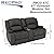 RecPro Charles 67" Powered Double RV Wall Hugger Recliner Sofa RV Loveseat from RecPro
