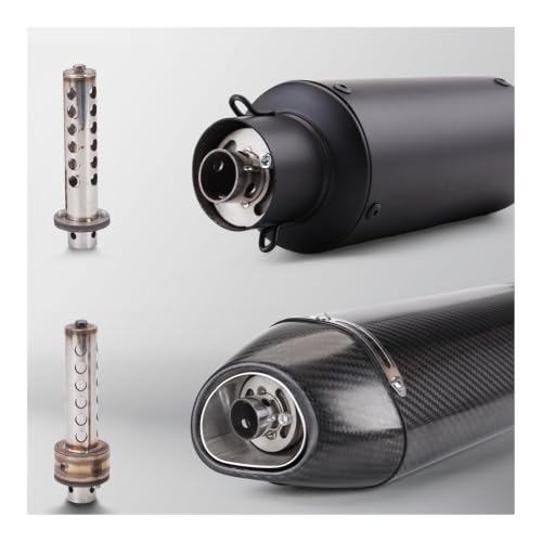 Tubo medio de motocicleta con catalizador universal de escape y DB killer 5