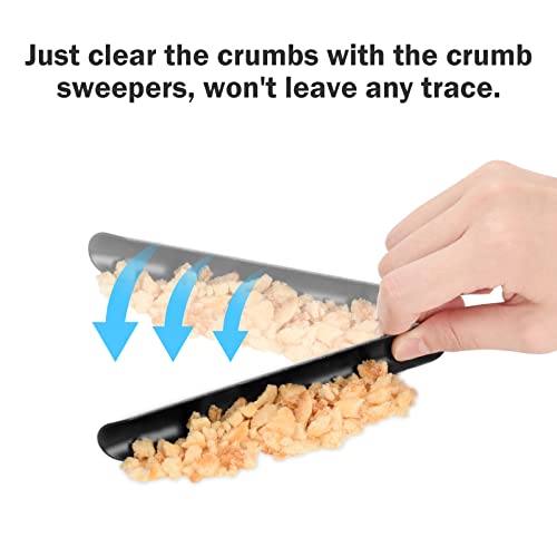image for HKDGYHON Scraper Tool Kitchen, Bread Crumb Catcher, Portable Stainless