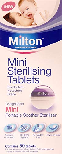Milton Mini Sterilising Tablets 50 Tablets x 3 Packs