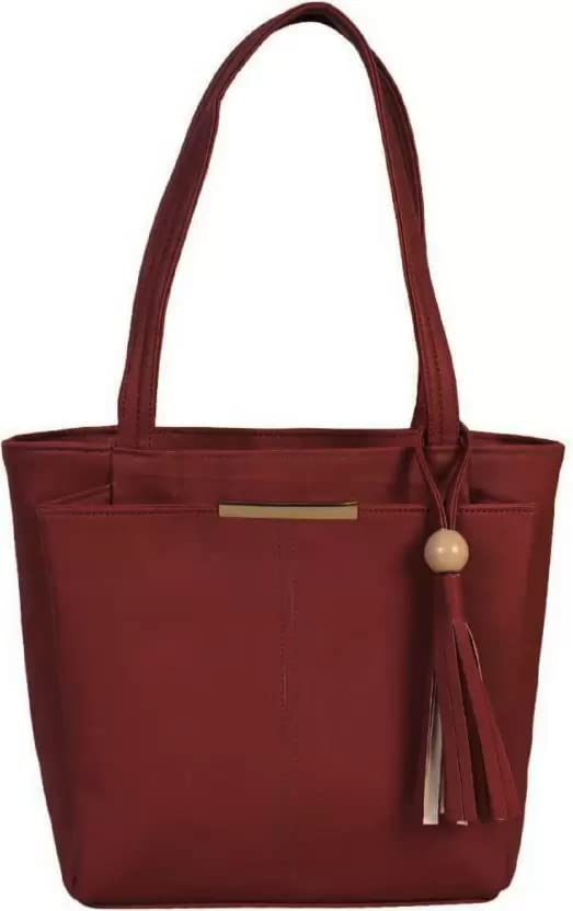 Bellina® Womens Handbag in Premium maroon Shoulder bag for women (B0BS8V2XYY) Amazon Price History, Amazon Price Tracker