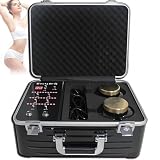 hocvseo Máquina para Esculpir El Cuerpo, EMS Body Shaping Slimming Machine, con 2 Sondas De Metal, Energía Ajustable, Mejora El Metabolismo, Quema De Grasa, para Abdomen, Brazos, Muslos