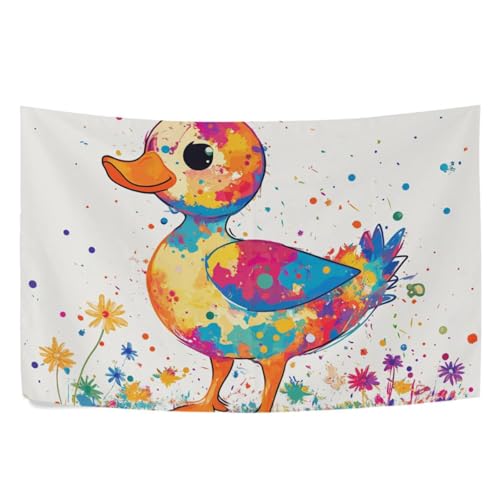 FRODOTGV Art Cayuga Duck Tapisserie-Tagesdecke, Wandkunst für Schlafzimmer, Badezimmer, Dekoration, 152,4 x 101,6 cm