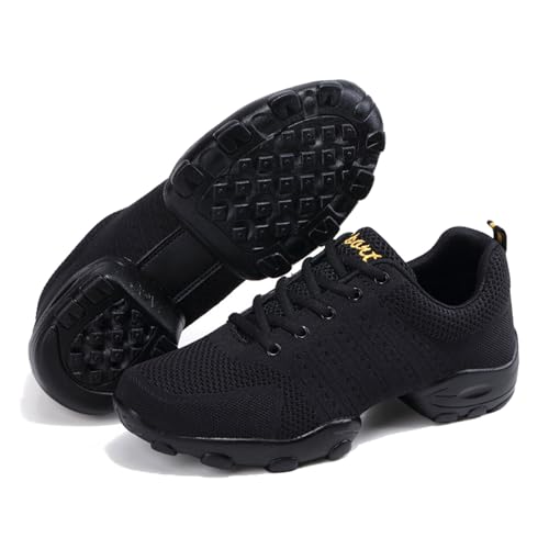 ForceRoute - Hommes,Danse Sneakers,Chaussures de sport avec semelle divisée,Jazz Moderne Classique Confortables Chaussures,Platform Dance Sneakers,Danse Sneakers,Respirant,Amortissement,Stabiliser,Pour