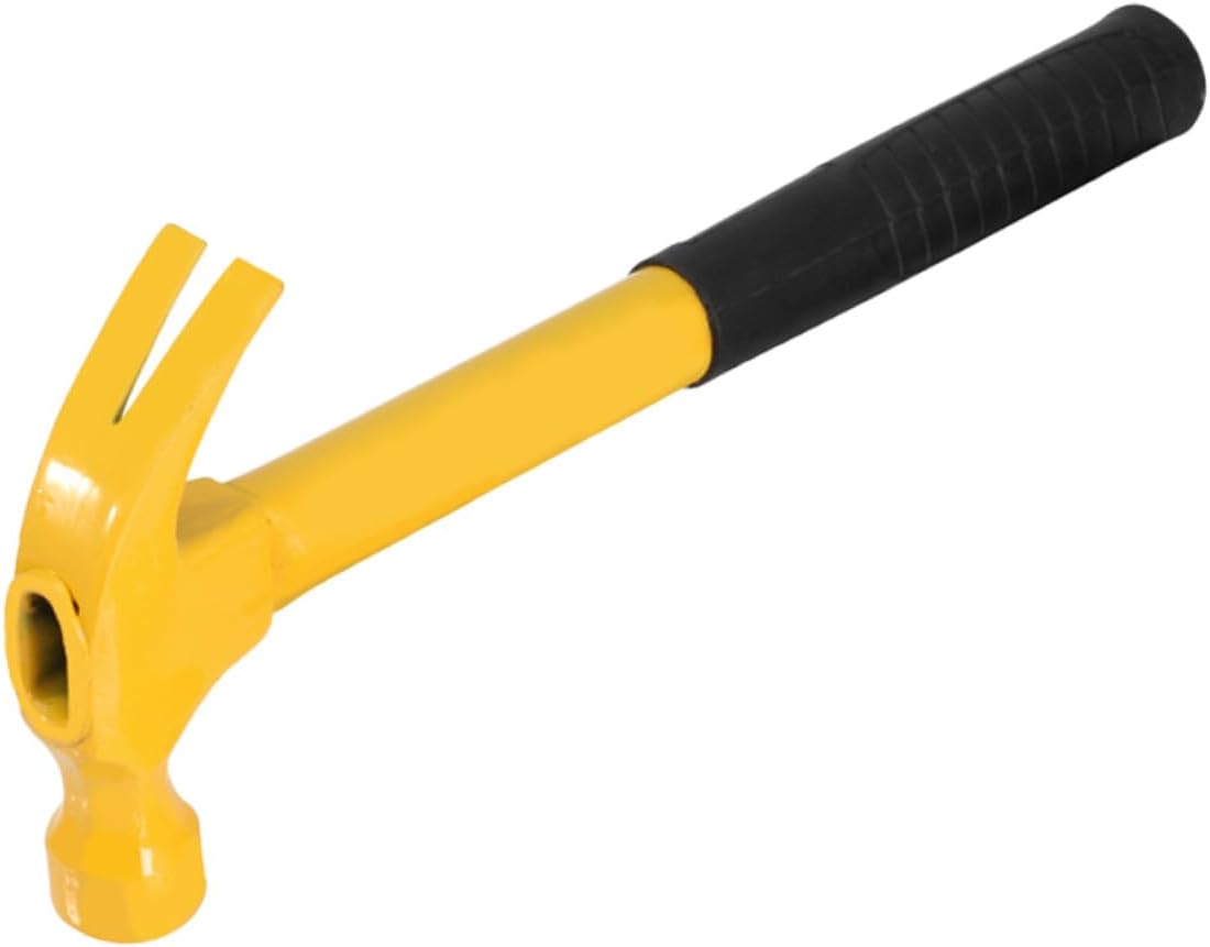 CHILDWEET Claw Hammer Non-slip Handle 0.8lb Steel Carpenter Nailing Hammer Woodworking Repair Tool for Framing and Home Construction
