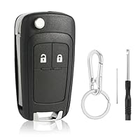 2 Tasten Auto Schlüsselgehäuse für Opel Adam Astra Insignia Mokka Meriva Movano Karl Cascada Zafira C Tourer Chevrolet Cruze Aveo Orlando Trax Spark Captiva Matiz Fernbedienung Autoschlüssel Gehäuse