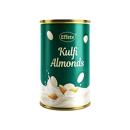 Image of Effete Kulfi Almond - Chocolate Coated Kulfi Almonds (96 g) - Crunchy Nuts Drenched in Smooth Milk Chocolate - Sweet Snack & Best Choice for Gifting an Occasions - Healthy Treat for All Ages