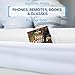 Better Bedder Bed Headband, Fabric Shell of Cotton, Polyester, and Spandex, Bed Making Made Easy, Transforms Any Flat Sheet into A Fitted Sheet, Fits All Mattress Heights- Queen 60” X 80”