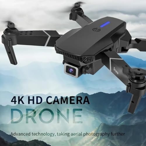 Image of Drone with 4k Camera Foldable 1080P HD Drone with FPV Live Video, Smart Gestures Selfie, Altitude Hold, One Key Take Off /Landing, 3D Flips for Kids and Adults.W4