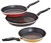 Produktbild Tefal Limited Edition B38790 Pfannen 3er-Set (20 cm, 24 cm, 28 cm), Aluminium, schwarz-rot-gold