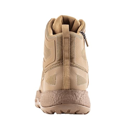 Belleville AMRAP Vapor BV970Z WP T Waterproof Mid-Cut Black Boots for Men with Self-Locking Zipper - Tactical Boots for Police, EMS, Security with Traction Outsole4