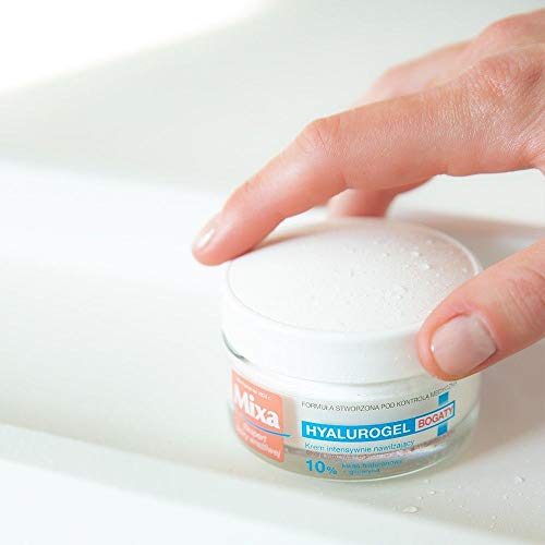 MIXA Hyalurogel Rich MOISTURISING iv Cream sensitive skin dehydrated 50ml, nicht zutreffend, 50 ml (Pack of 1) - Image 3