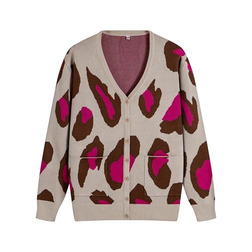 Image of Women's Lightweight Button Down Cardigan Sweaters Long Sleeve Classic V Neck Knit Soft Shrugs with Pocket