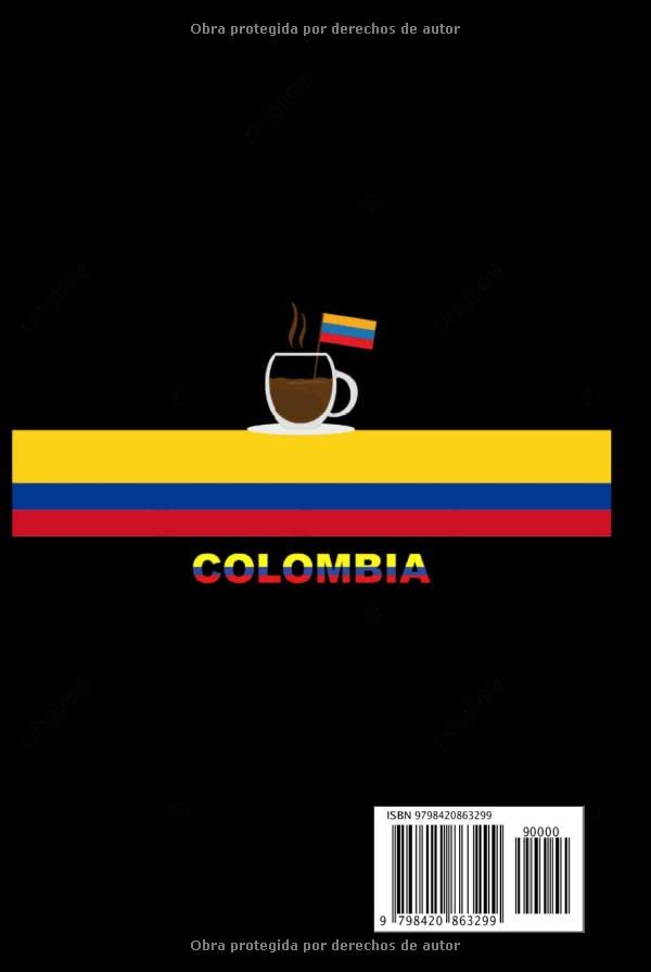 Vista 2 de Agenda Pasta Dura colección Latinoamérica Colombia. Hard cover NotebookJournal Latin America Colombia. Papel rayado 120 paginas. Notebook Journal