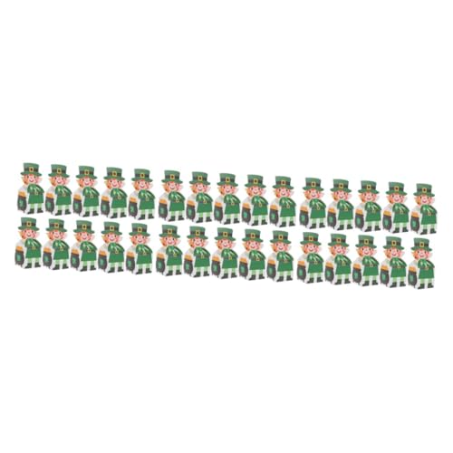 Cabilock 3 Juegos Caja De Patricio Colgante Calle. Favor De Fiesta Del Día De Patrick Calle. Suministros Para Fiestas Del Día De Patrick Papel Green 10 Uds * 3