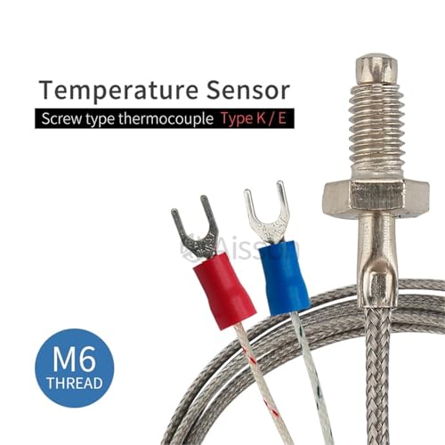 Termopar tipo K de 2 metros M6 para solucionar lecturas erróneas de calor 2