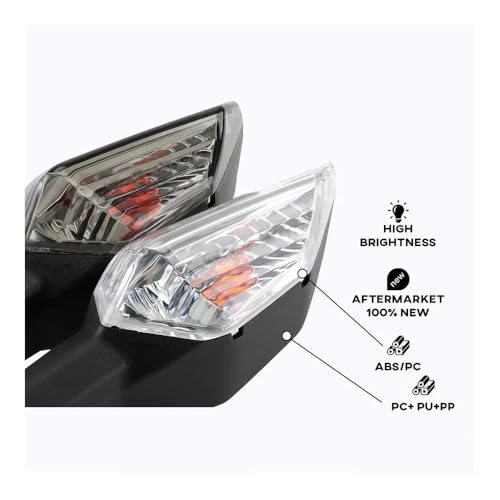 Clignotants moto ambre pour Kawasaki Ninja 650 Z900 Z650 400 clignotant de remplacement - 2