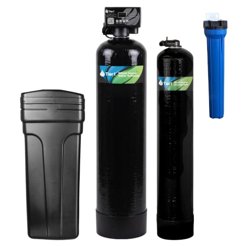 Tier1 48,000 Grain Water Softener & 450,000 Gallon Chlorine Filter System