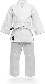 Kimono Jiu Jitsu/Judô Kids Básico com Faixa, Branco, Infantil Sports Religion
