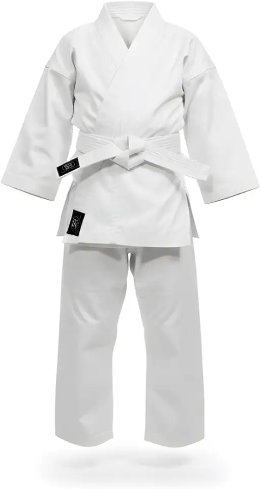 Kimono Jiu Jitsu/Judô Kids Básico com Faixa, Branco, Infantil Sports Religion