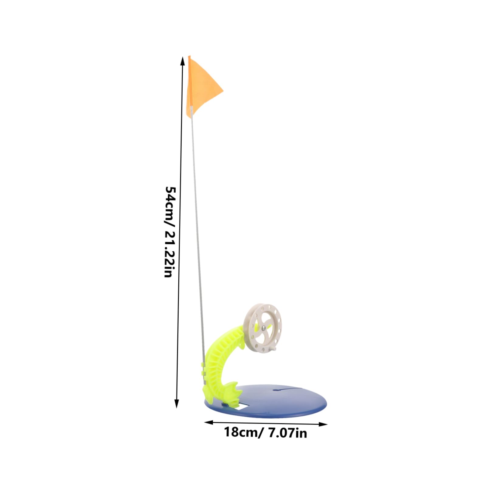 Hemoton Flag Set Portable Tip-up Flag for Angling Supplies Winter Fishing Gear