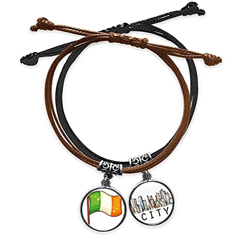 Chaîne bracelet cuir sidi Irlande pour une élégance celtique