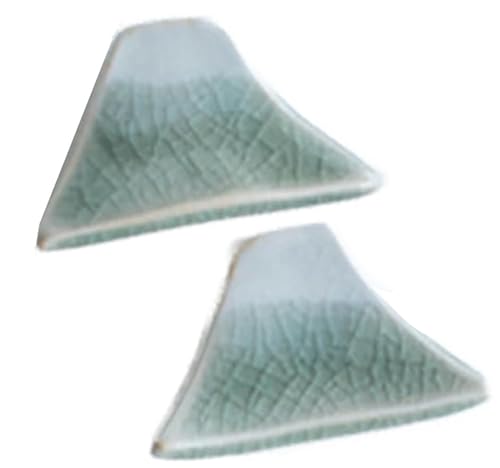 大堀相馬焼 松永窯 山の箸置き2個セット(富士山) [07461-0185]