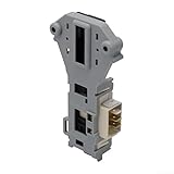 bloqueo puerta lavadora indesit Interruptor de bloqueo de puerta de lavadora: reemplazo perfecto para 6601EN1003D compatible con varios modelos, incluyendo F1206ND F1256NDP F1256QD F1296TD WM10130F WM10240F WM11150FB y otras lavadoras compatibles, ajuste y función adecuados