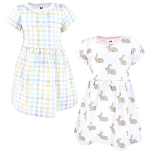 Image of Hudson Baby Girl's Cotton Dresses