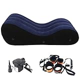 Roluck Handschellen Sex Bett Aufblasbares Kissen Aufblasbare Matratzen Lendenkissen mit Elektrische Pumpe Sex Sofa Bett für Paare Sexmöbel