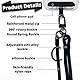 xiaoxiaozhijia Handyband zum Umhängen,Handykette Universal,Lanyard AbnehmbarHandy,Schlüsselband für Alle Smartphones Hüllen (Schwarz)