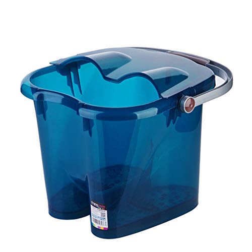 YH&YX Verhoogde Plastic Voet Tub, Dikke Voet Spa Emmer Met Splash Guard Grote Voet Wasbak Voet Badkuip Voor Voet Massage