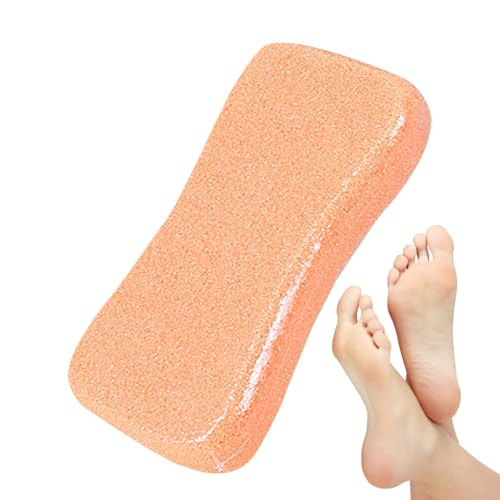 Pomice per i piedi – Set di pietre pomice per pedicure per la rimozione di calli e pelle morta | per piedi con spazzola per esfoliazione profonda, strumento di bellezza per piedi morbidi e