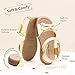 DREAM PAIRS Girls Sandals Fashion Bow Summer Shoes for Toddler/Little Kid,Size 12 Little Kid,Gold,KSD213