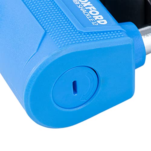 Oxford Combi Shackle 12 Cycle U-Lock with Combination Lock, Blue - Image 4