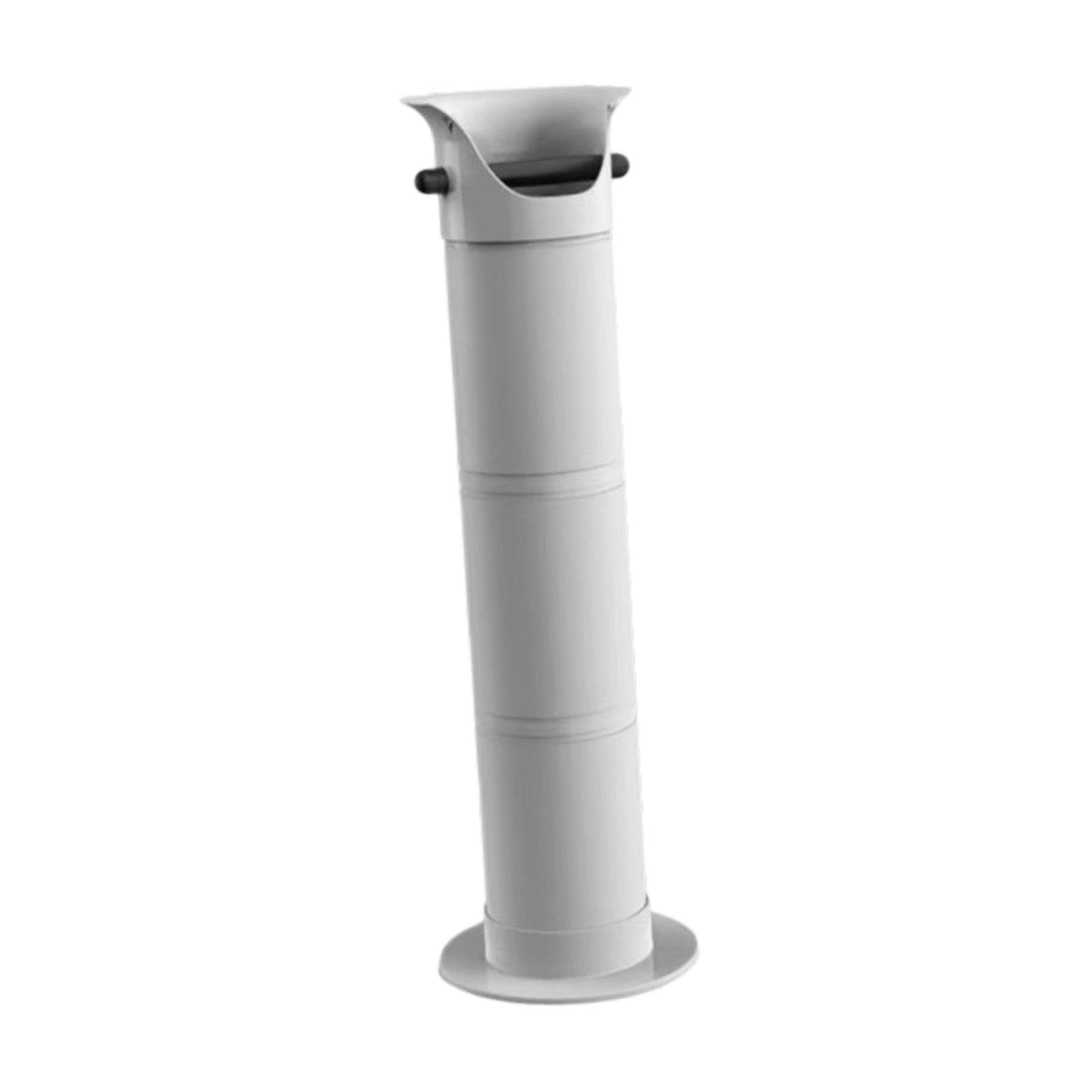Yajuyi Caja para Posos de Café, Herramienta Profesional Y Práctica para Baristas, de Gran Capacidad, Cubo para Posos de Café para Cafeterí, Blanco, Individual