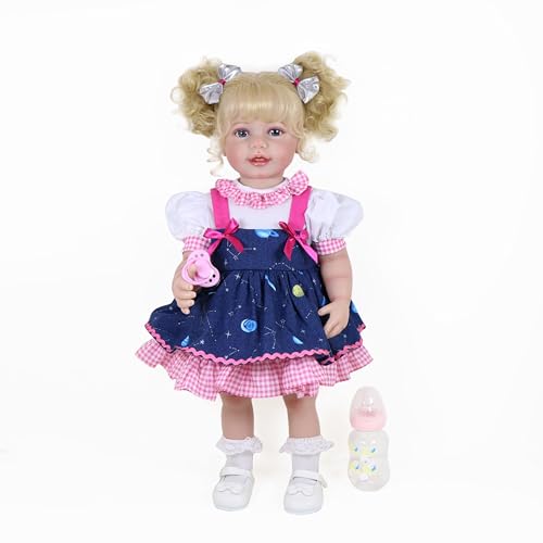 Muñeca Reborn Niño Realista de 22 Pulgadas miniatura 6