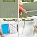 MOFELON A5 Notebook, Notepad, A5 Notebook with Dividers, 300 Pages 100GSM Thick Wirebound Spiral Notebooks for Writing, PVC Hardcover Note Book for Work Office School, 21.5 x 15.8cm,Green
