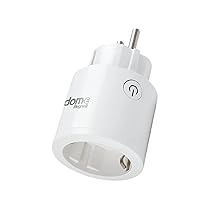 Beghelli – Presa Smart Dom-e Schuko 10, 16, Interruttore o WiFi, Timer Programmabile, Monitoraggio Energetico, Protezione Sovraccarico, Controllo Vocale Alexa e Google Home