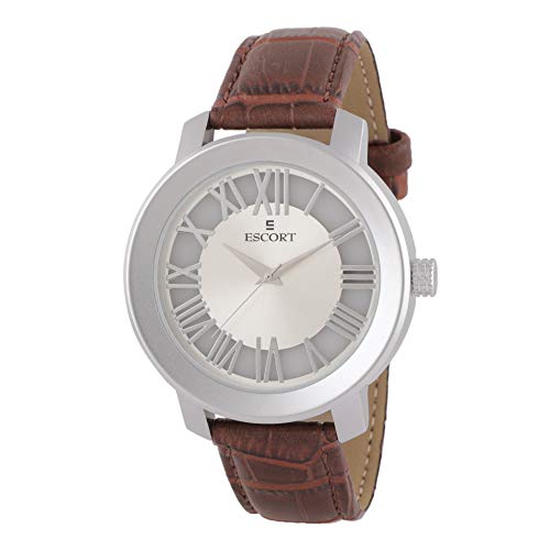 Image of Escort Analog Silver Dial Men's Watch-E 1550-2390 SL.2