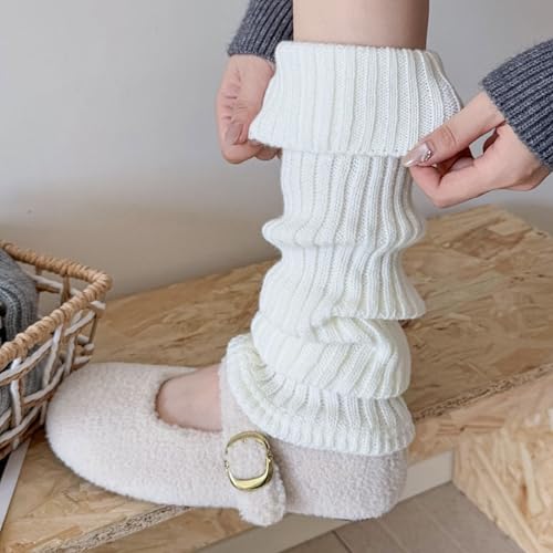 Image of Knitted Leg Warmers,womens leg warmers,Socks Long Yoga Ankle Warmers Women's Wool Warm Boot Socks
