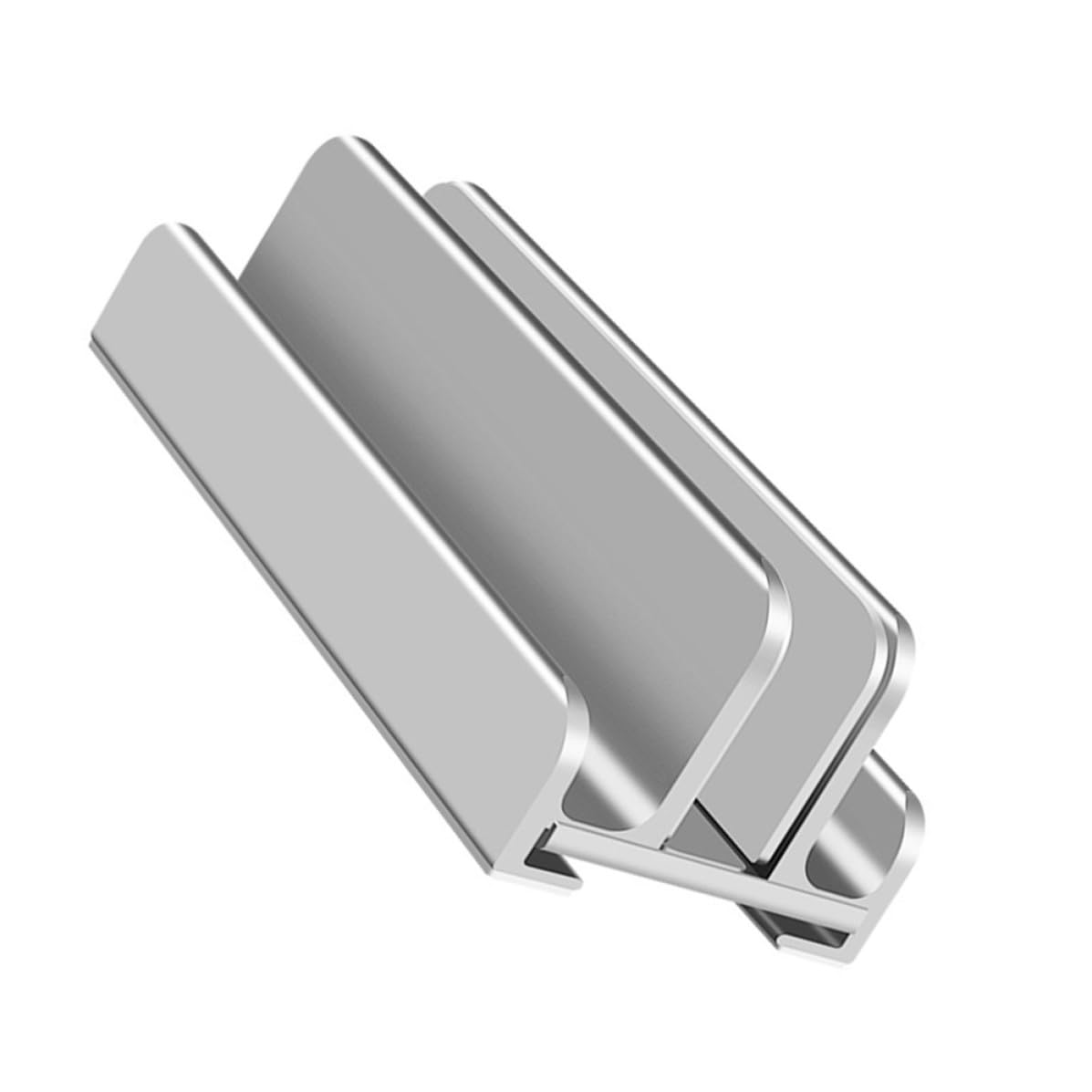 Soporte Vertical para Laptop con Ranuras Ajustables Base Estable de Aleación de Aluminio Ahorro de Espacio y Soporte para Ordenador Portátil y Tablet