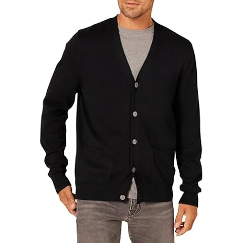 Amazon Essentials Men's Cotton Cardigan Sweater Cover