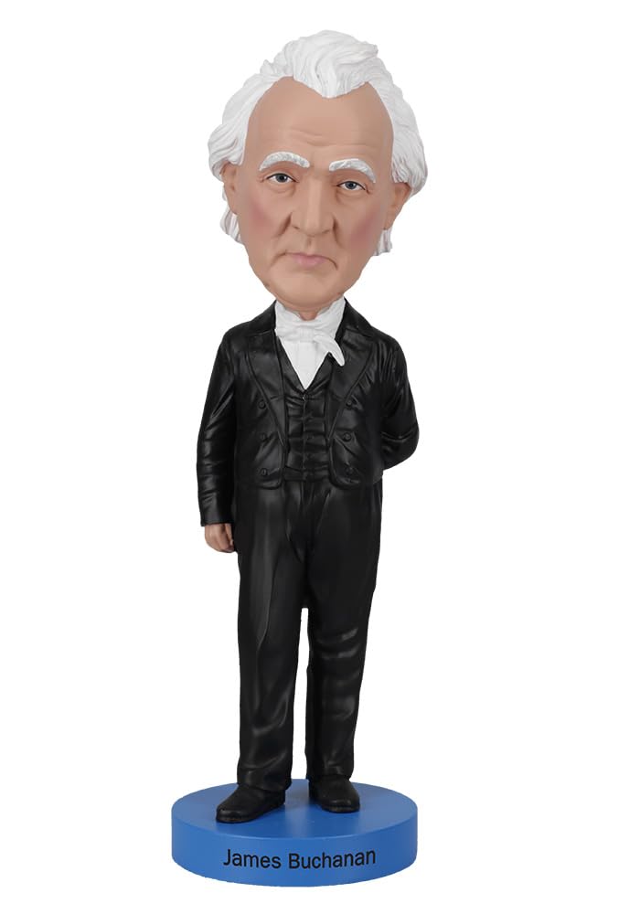 Royal Bobbles Multicolor James Buchanan 15Th President Of The United States Collectible Bobblehead Statue