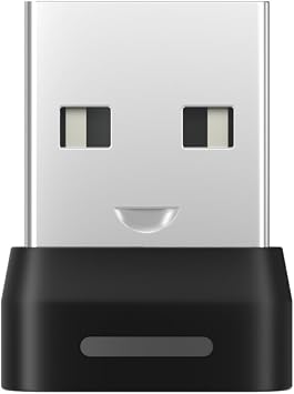 SHOKZ Loop 120 USB-A Wireless Adapter - Designed for OpenComm2 & OpenMeet, Bluetooth Dongle Receiver Compatible Bone Conduction Headsets