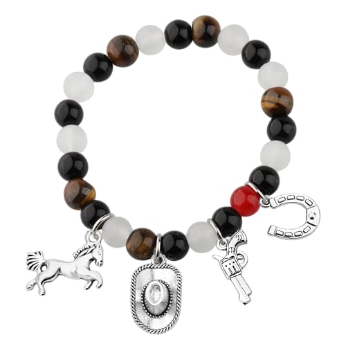 FAADBUK Video Game Inspired Beaded Bracelet for Gamer Video Game Character Lover Gift (Horse Charm Bracelet)